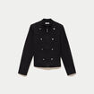 Veste officier noir femme