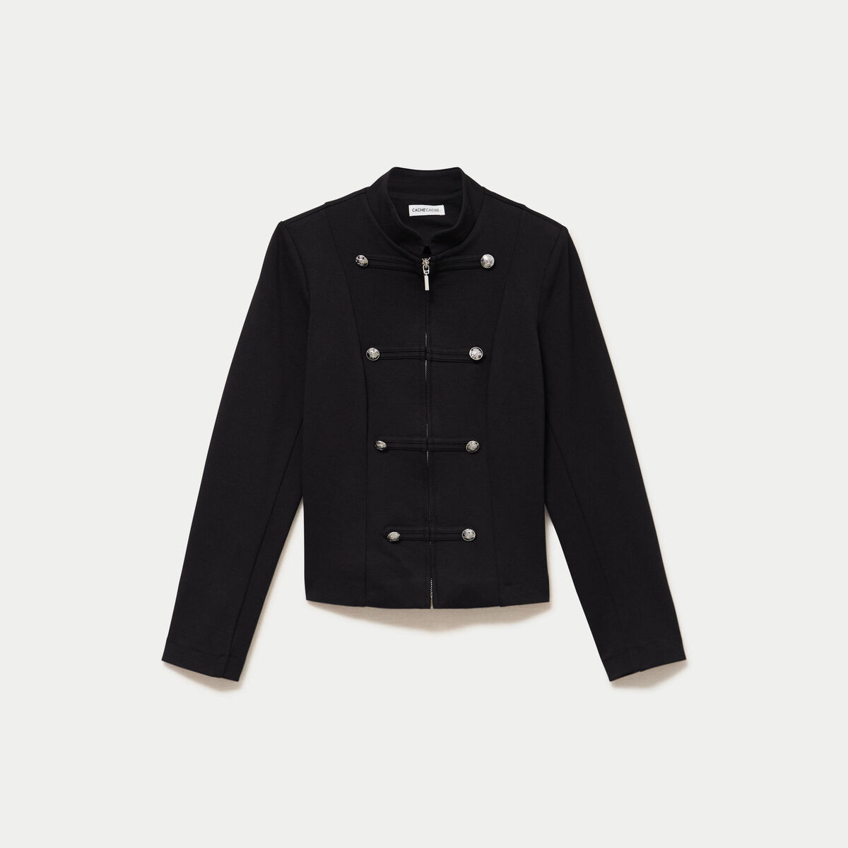 Veste officier noir femme