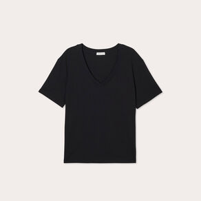 T-shirt manches courtes noir femme
