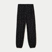 Pantalon bouffant taille standard noir femme