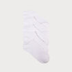 Lot de 5 paires chaussettes unies ecru femme