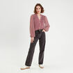 Blouse manches longues rouge femme