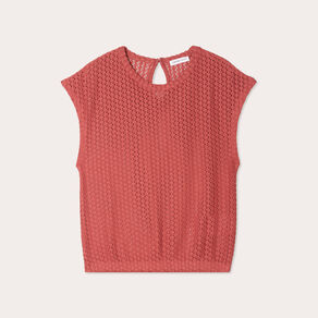 debardeur ajoure vieux rose femme Débardeur ajouré vieux rose femme