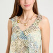 Blouse bretelles fines blanc femme