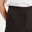 Pantalon jambe large noir femme