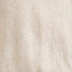 Robe &eacute;vas&eacute;e 3/4 col chemise ceinture beige femme