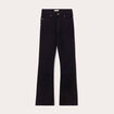 Jeans flare denim noir femme