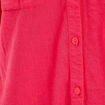 Chemise manches 3/4 contenant du lin rose vif femme