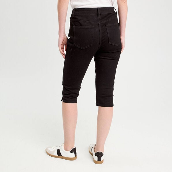 jeans capri denim noir femme Jeans capri denim noir femme