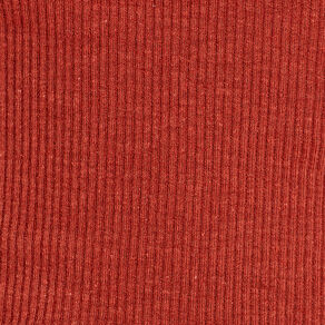T-shirt cropped côtelé marron femme
