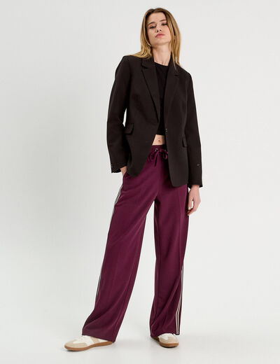 Veste esprit tailleur noir femme