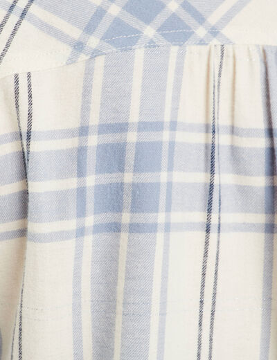 Chemise manches longues blanc femme
