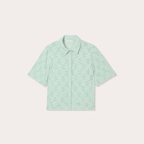chemise manches courtes vert clair femme Chemise manches courtes vert clair femme