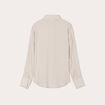 Chemise manches longues sable femme
