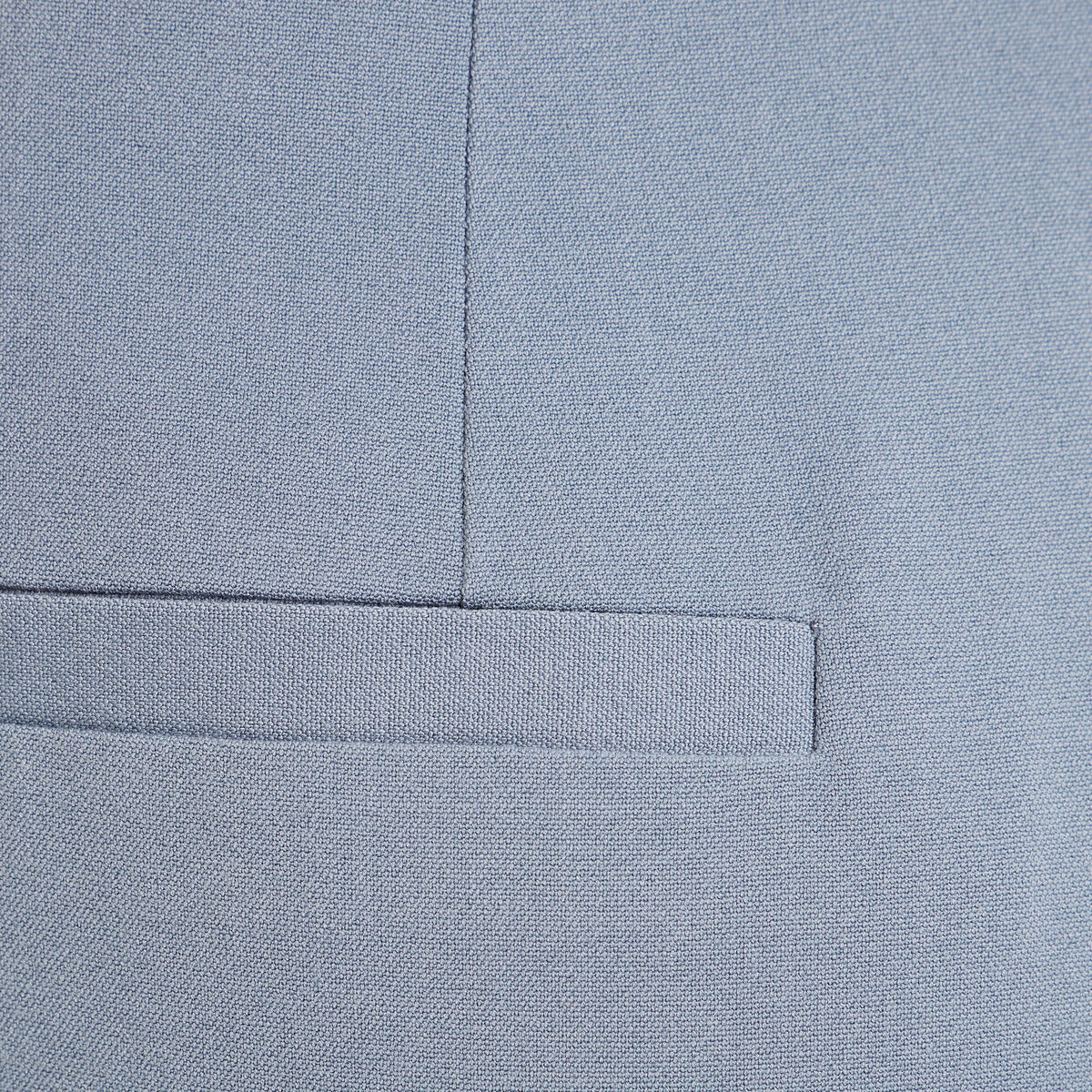 Pantalon large fluide pinces bleu gris femme