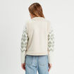 Veste sans manches ecru femme
