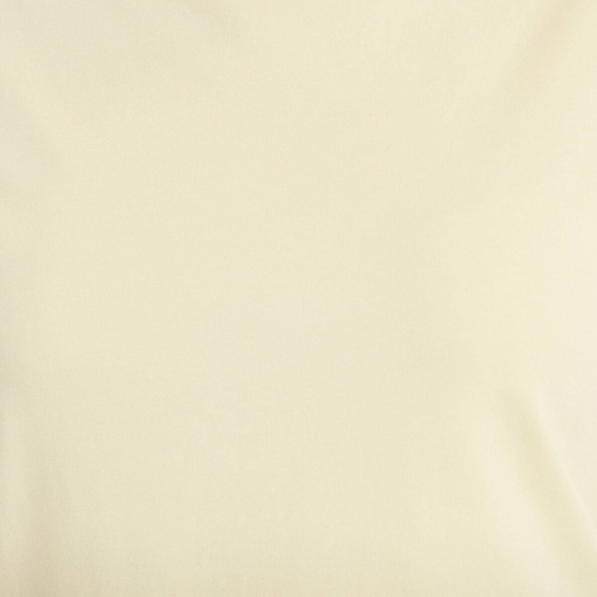 T-shirt col rond manches courtes jaune pastel femme