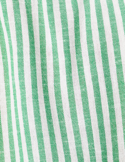 Blouse manches courtes noeuds vert prairie femme