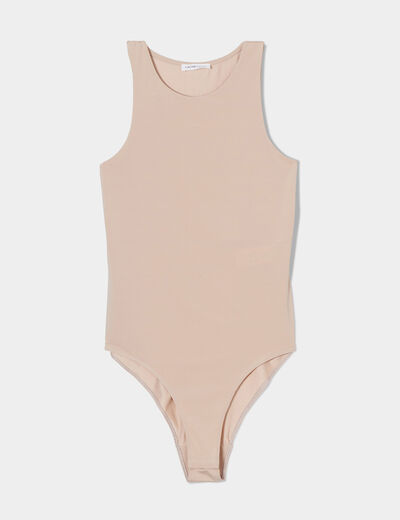 Body sans manches sable femme