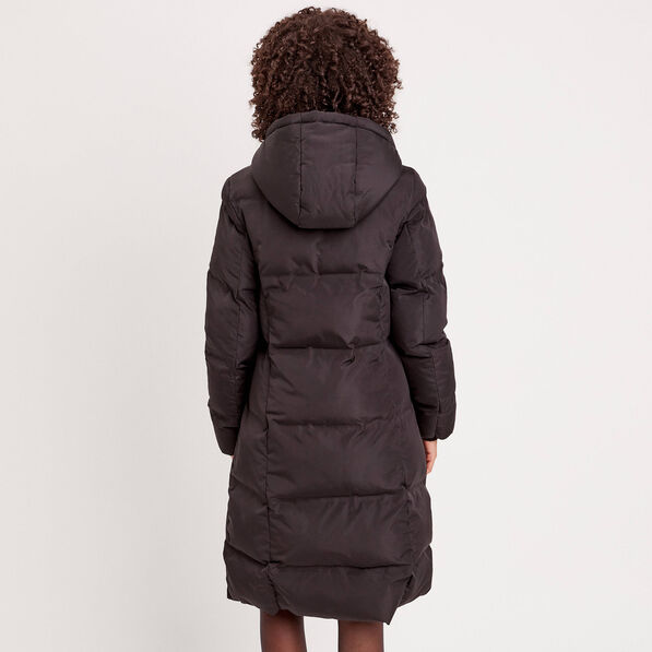 doudoune longue a capuche noir femme Doudoune longue à capuche noir femme