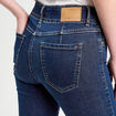 Jeans skinny 5 poches denim brut femme