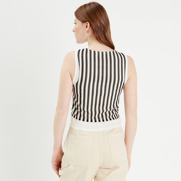 debardeur sans manches ecru femme Débardeur sans manches ecru femme