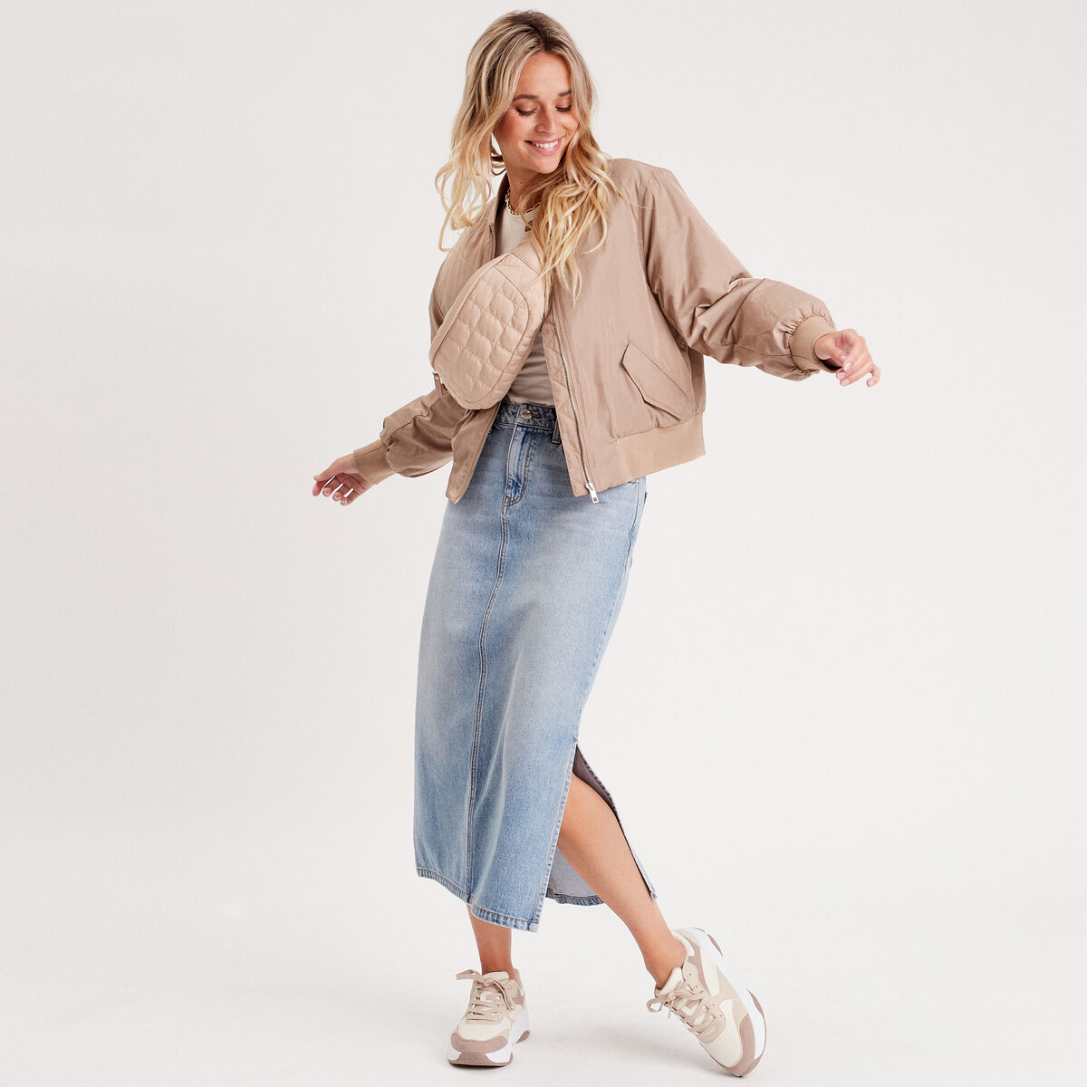 Body sans manches ecru femme