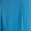 Pantalon city large cargo bleu pétrole femme