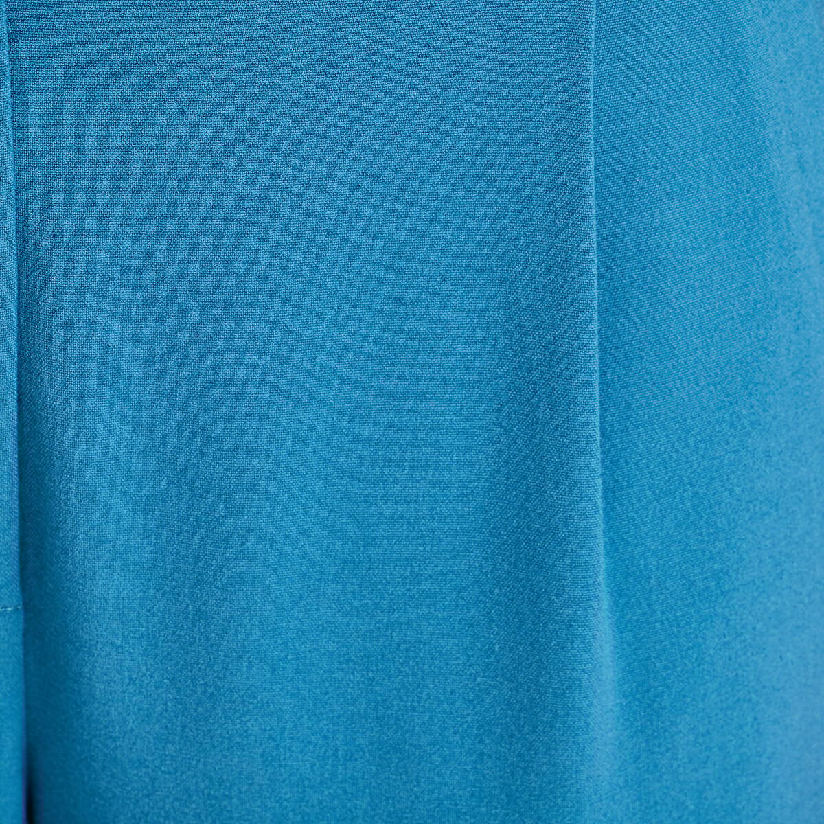 Pantalon city large cargo bleu pétrole femme