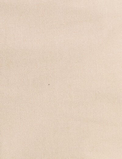 Pantalon chino coupe barrel beige femme