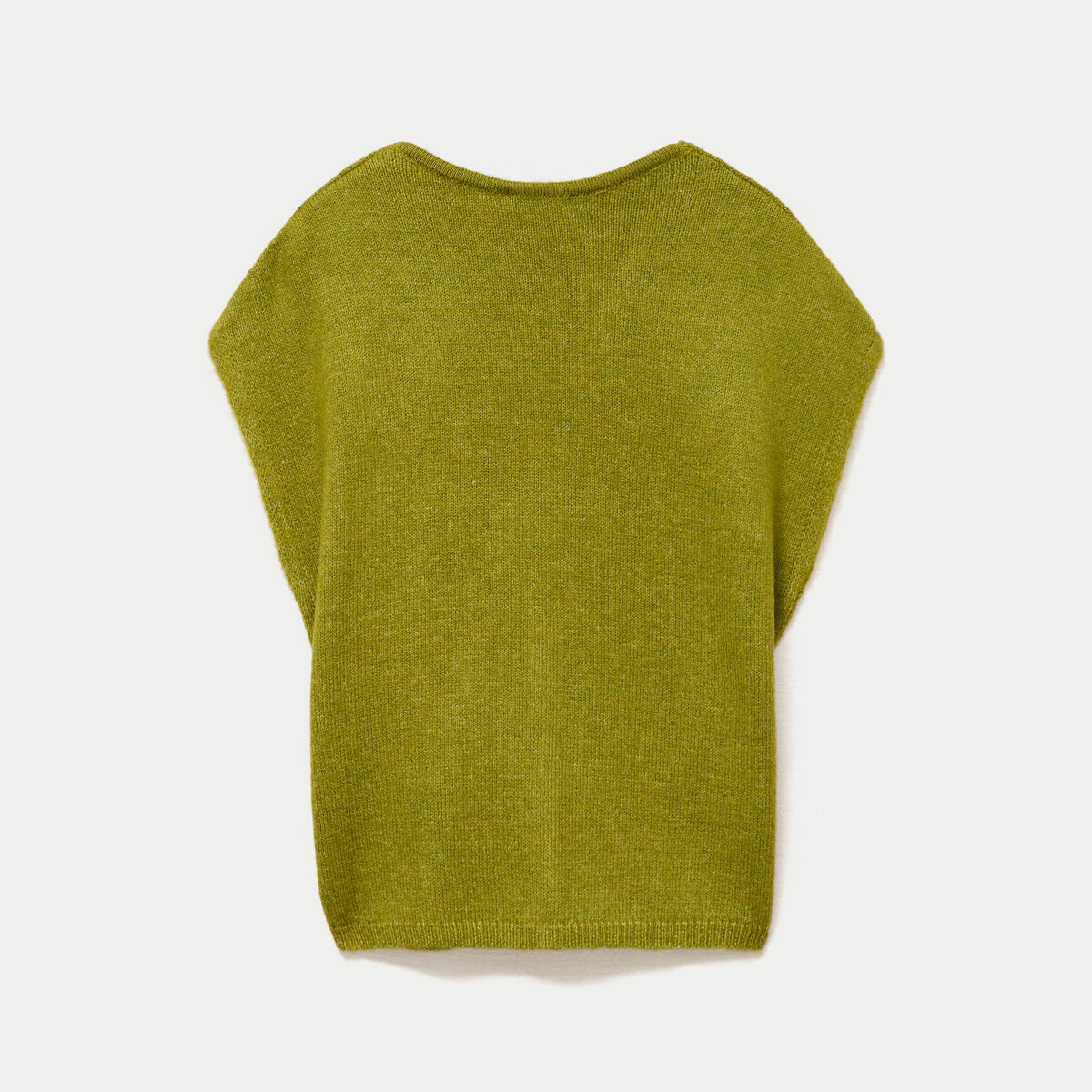Gilet sans manches vert fonc&eacute; femme