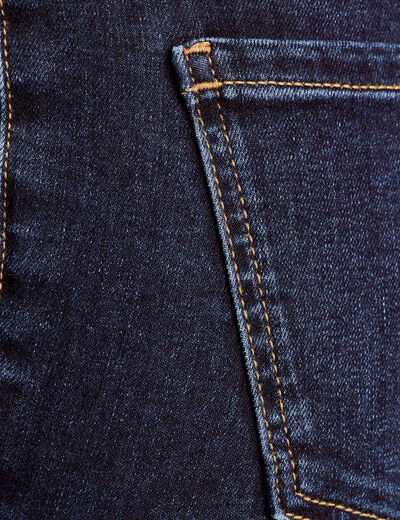 Jeans regular stretch denim brut femme