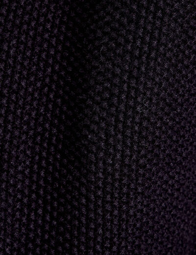 Gilet manches longues noir femme