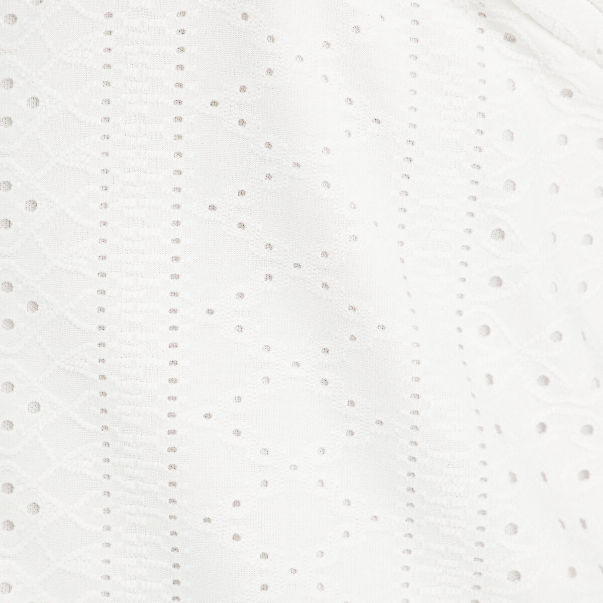 Robe empire évasée ecru femme