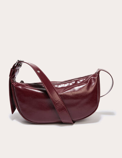 Sac banane bordeaux femme