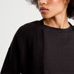Gilet manches longues noir femme