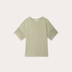 T-shirt manches courtes vert kaki femme