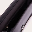 Sac matelassé avec chaîne noir femme