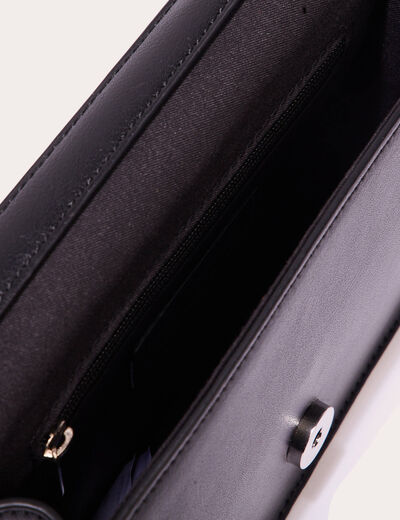 Sac matelassé avec chaîne noir femme