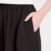 Short fluide regular noir femme