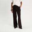 Pantalon large noir femme