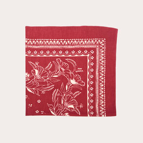 Foulard carré vieux rose femme