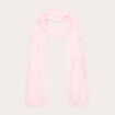 Foulard rose clair femme