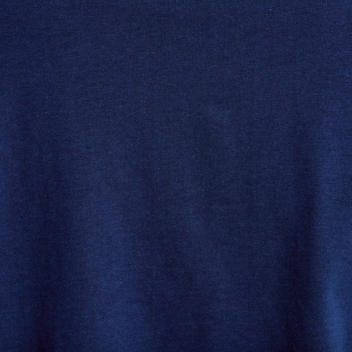 T-shirt col rond manches courtes bleu fonc&eacute; femme