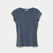 T-shirt manches courtes gris femme