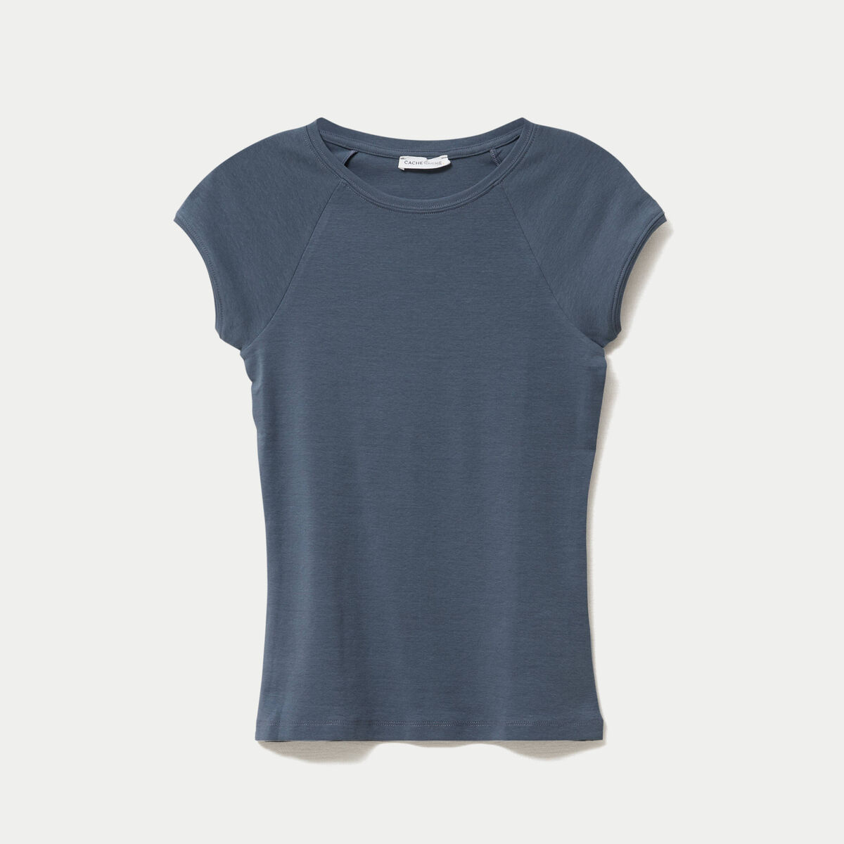 T-shirt manches courtes gris femme