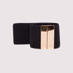 Ceinture élastiquée noir femme