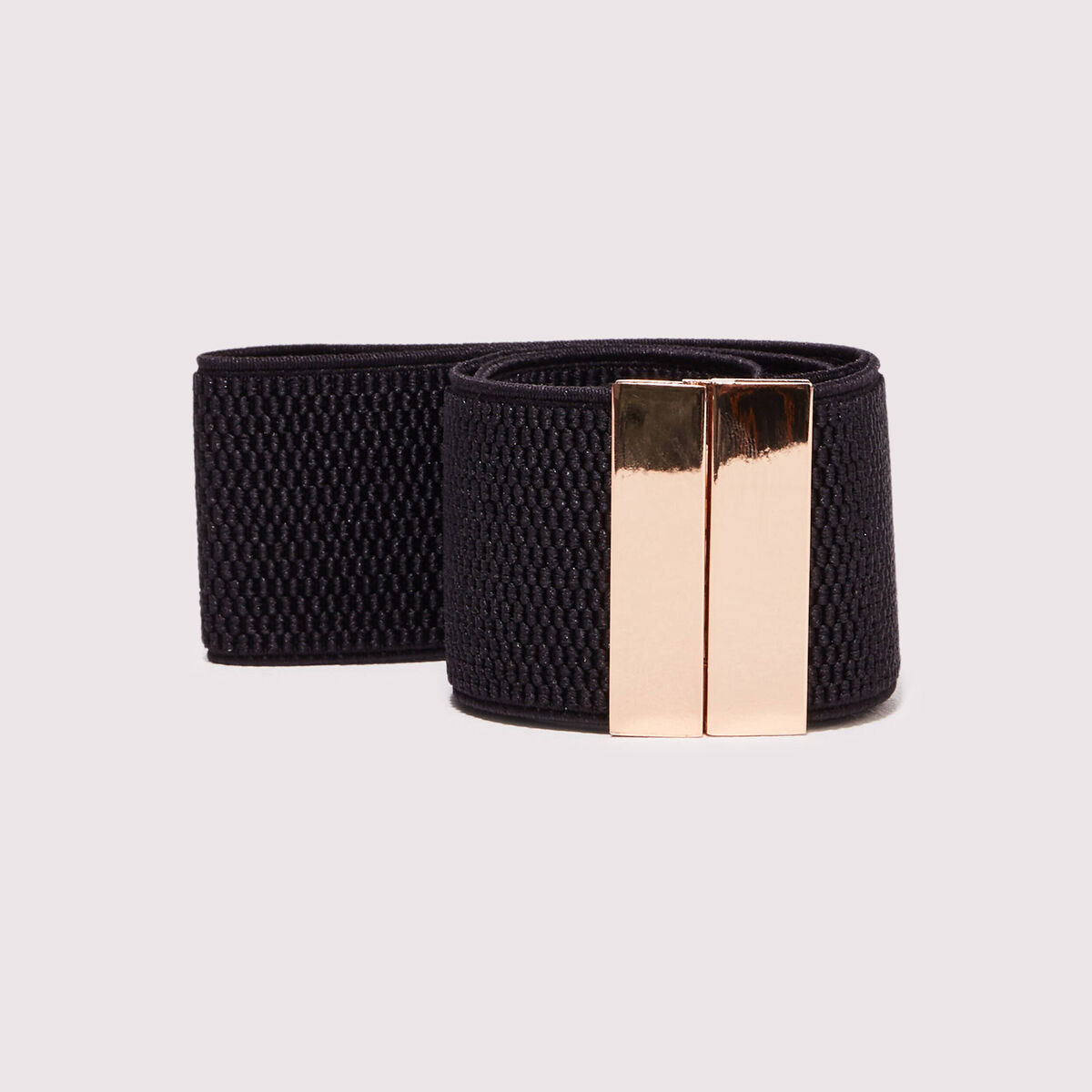 Ceinture élastiquée noir femme