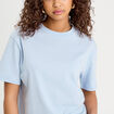 T-shirt manches courtes bleu ciel femme