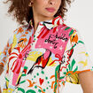 Chemise manches courtes blanc femme